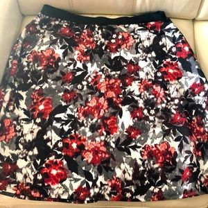 XL floral skirt